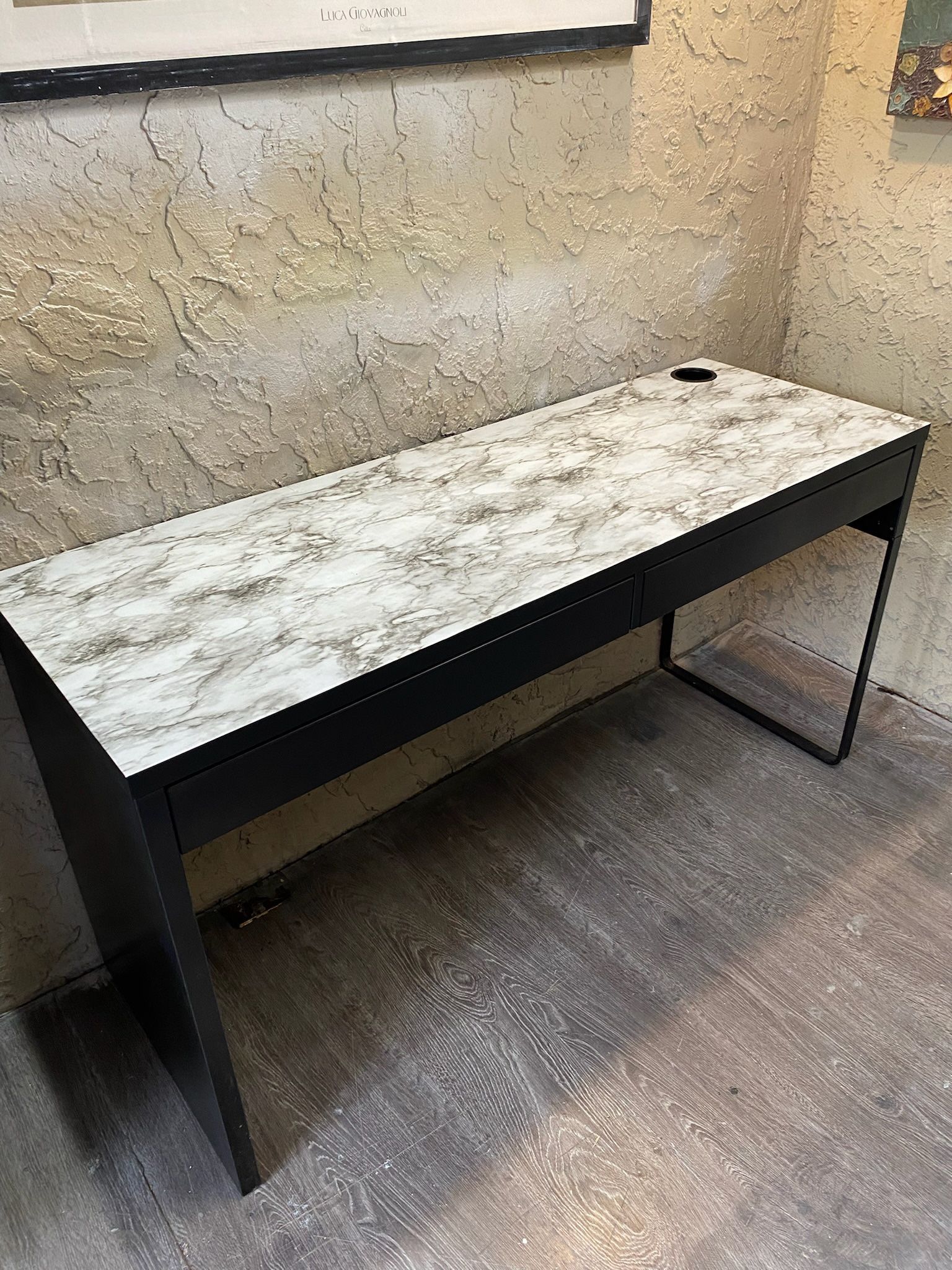 4.5 Ft Long Office Desk With 2 Drawers - Local Delivery for an Fee -See My Items