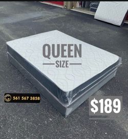 🔥 Queen Size Mattress Set – Medium – Brand New – Delivery Available 🚚