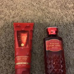 Winter Candy Apple Body wash & Lotion 