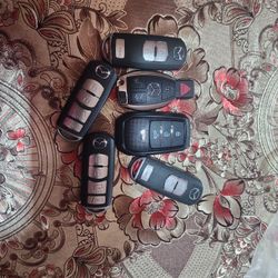 Mazda, Toyota, and Mercedes Benz Car Key Fobs 