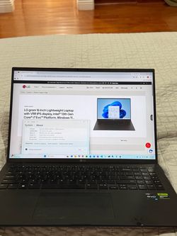 LG Gram 16” - 32GB RAM - 1TB SSD - 2.20 GHz 13th Gen Infel Core i7