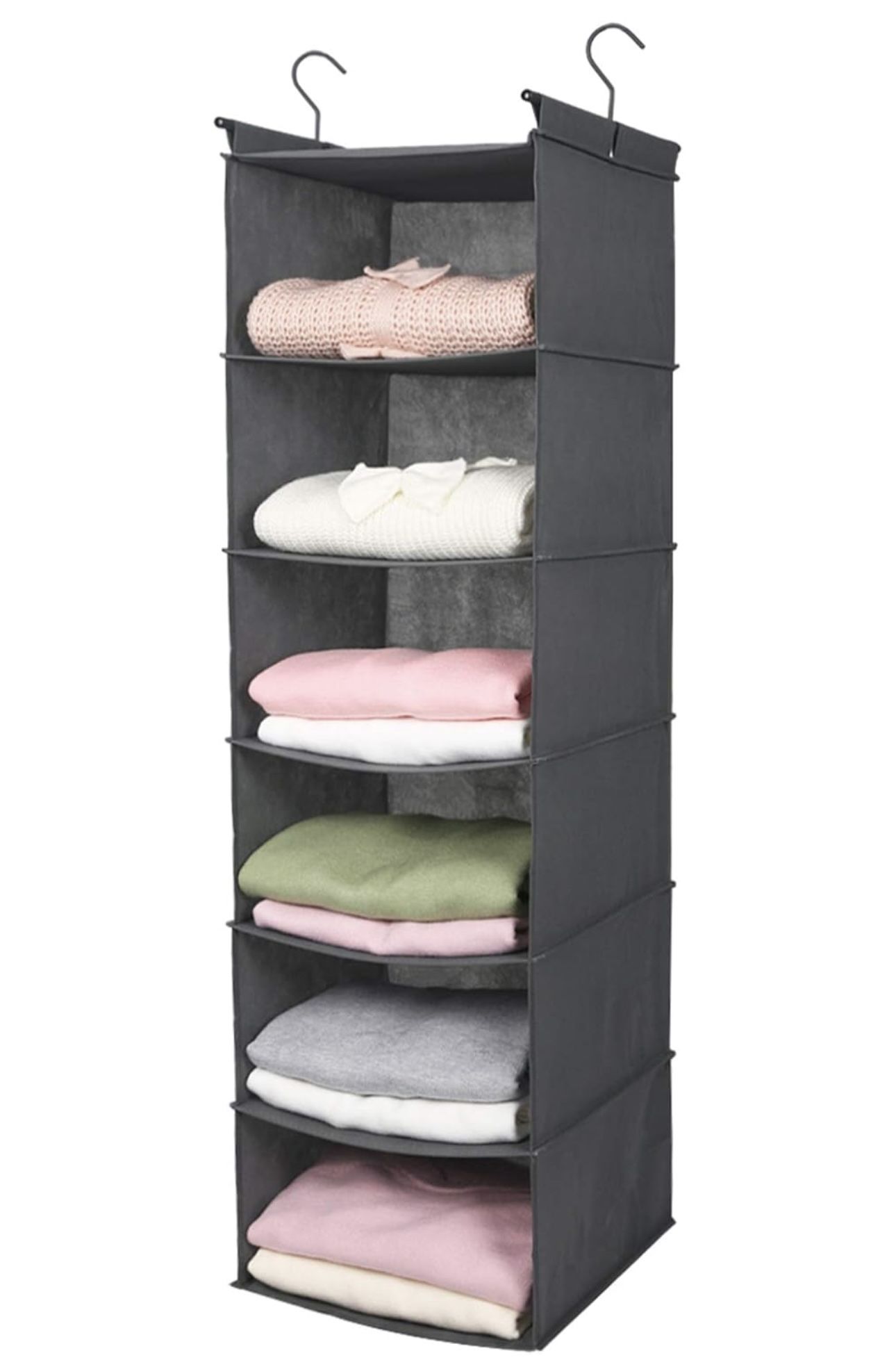Brand New 6-Shelf Hanging Closet Organizer (still sealed in box !)