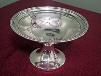 Vintage Jowle Silver Plated Candy Dish