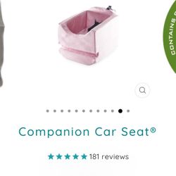 Perfect Christmas Gift! Pink Dog Car Seat From Animals Matter