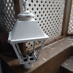 Vintage gas yard lamp head