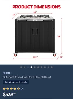 Brand New Outdoor Kitchen