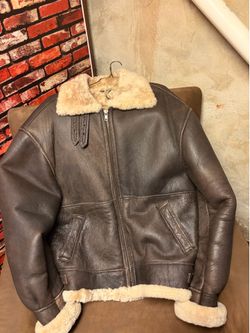 Leather Aviator jacket