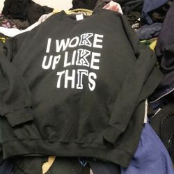 black funny sweatshirt (XL)