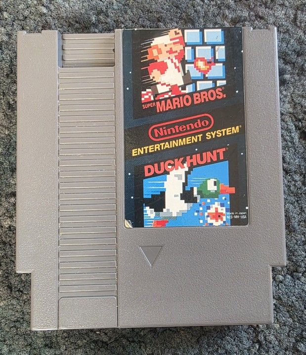 Super Mario Bros. / Duck Hunt (NES, 1988) – Authentic Nintendo Combo Cartridge – Tested & Working