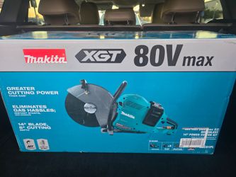 Makita XGT 80V Max 14" Power Cutter Kit