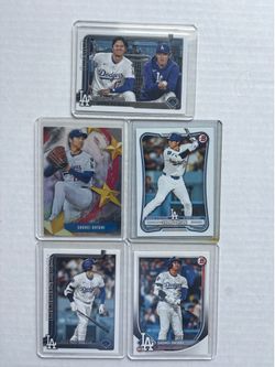 Shohei Ohtani Dodgers (5) card lot