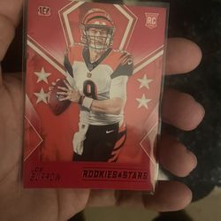 2020 Panini Rookies And Stars Joe Burrow Rookie Card 