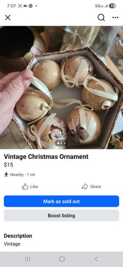 Vintage Christmas Ornaments