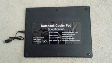 Notebook cooler pad