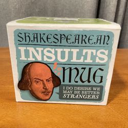 New Shakespearean Insult Mug