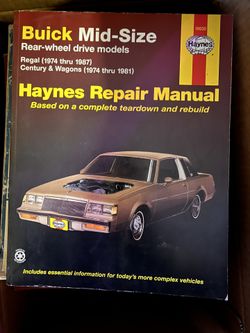 Buick Regal Repair Book