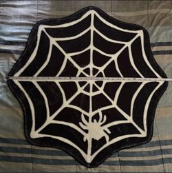 Halloween spider soft rug