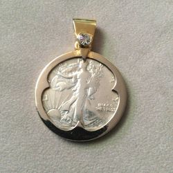 Gold Silver Plated Pendant 