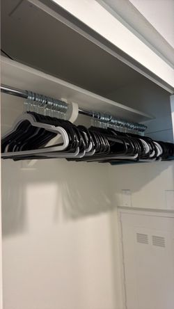 Black Plastic Clothes Hangers Lot