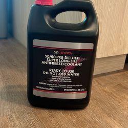 Toyota Pink Antifreeze/Coolant