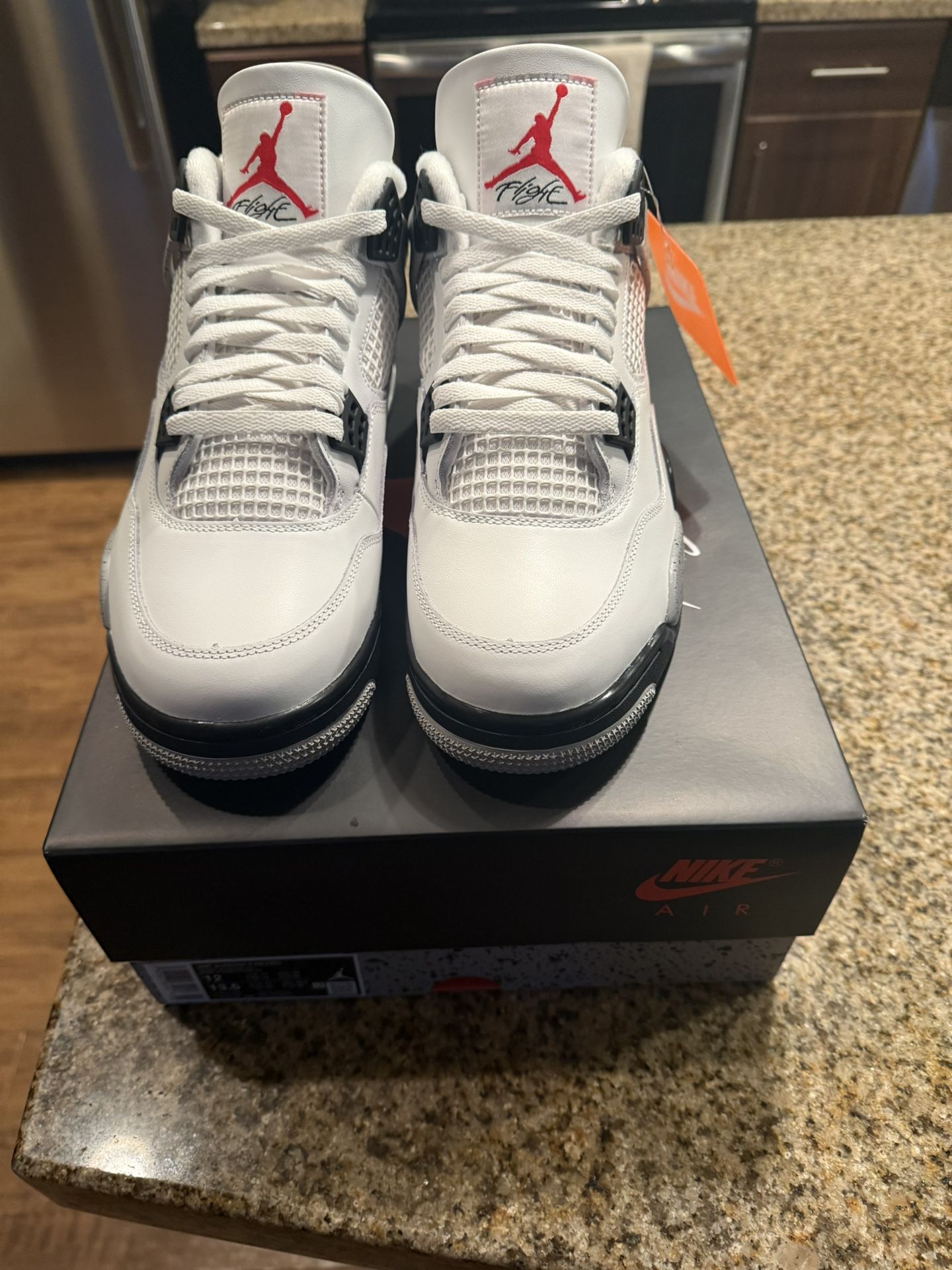 Jordan 4 White Cement Size 12 Brand New