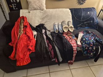 Mixed Clothing Lot Jackets Shoes and More