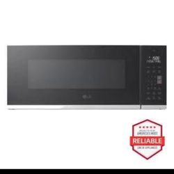 LG 1.3 cu. ft. 30 in. W Low Profile Over the Range Microwave Oven with EasyClean in PrintProof Stainless Steel 1000- Watt