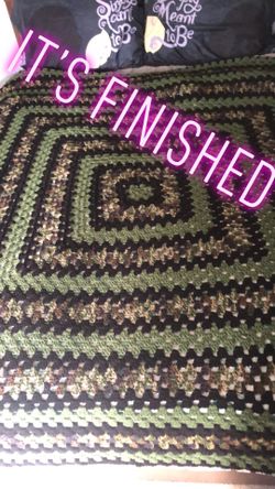 Crochet Granny Square Blanket