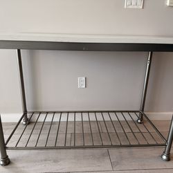 Marble kitchen island  52"W X 25"L x 36"H