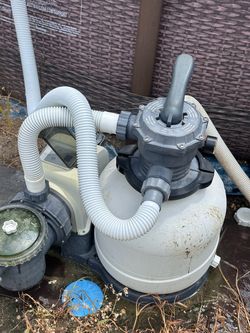 intex sand pool filter and pump/ pool supplies