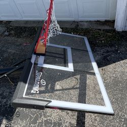 Basketball ball hoop still new