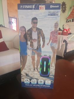 Fisher Dual 6 5" Led Stellar Speaker 