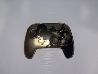 Gold Zelda Switch Controller