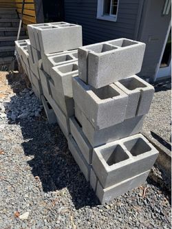 Concrete cinder blocks
