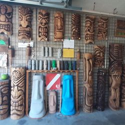Tropical Tiki Statues And Decor 