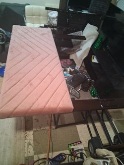 Bed frame and headboard