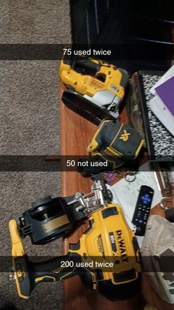 DeWalt 20v power tools