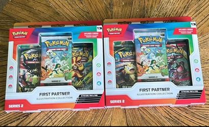 2 Pokémon series 2 collection boxes