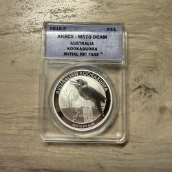 2016-P Australia $1 Kookaburra, 1 oz .999 silver