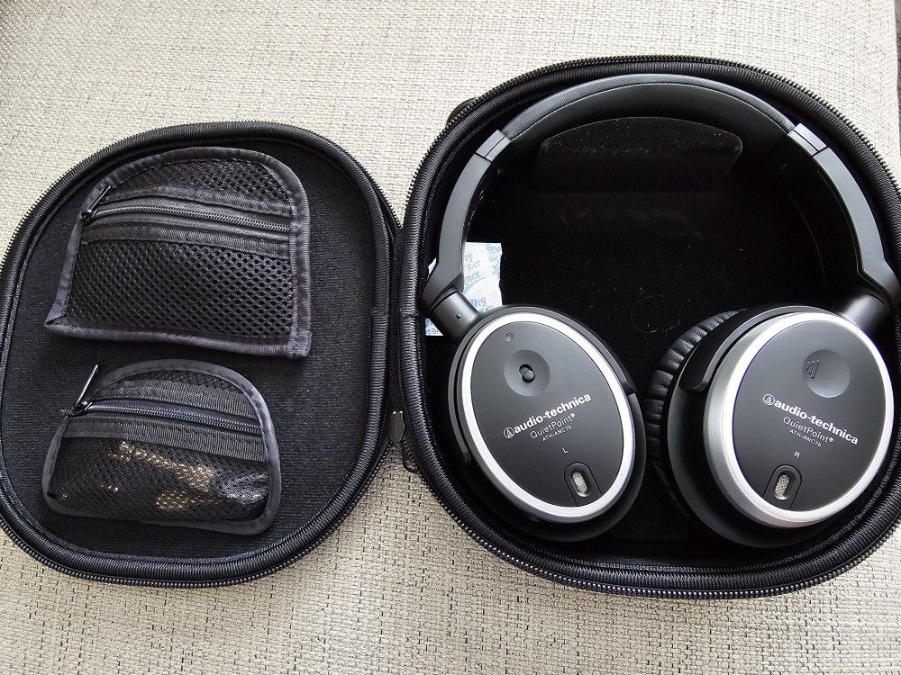 Audio-technica QuietPoint Active Noise cancelling Headphones