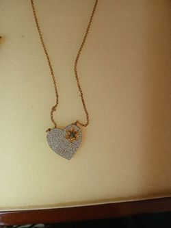 Swarovski heart necklace