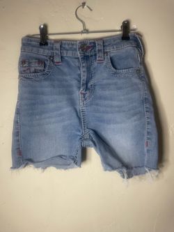 True Religion Kids Denim Cutoff Shorts