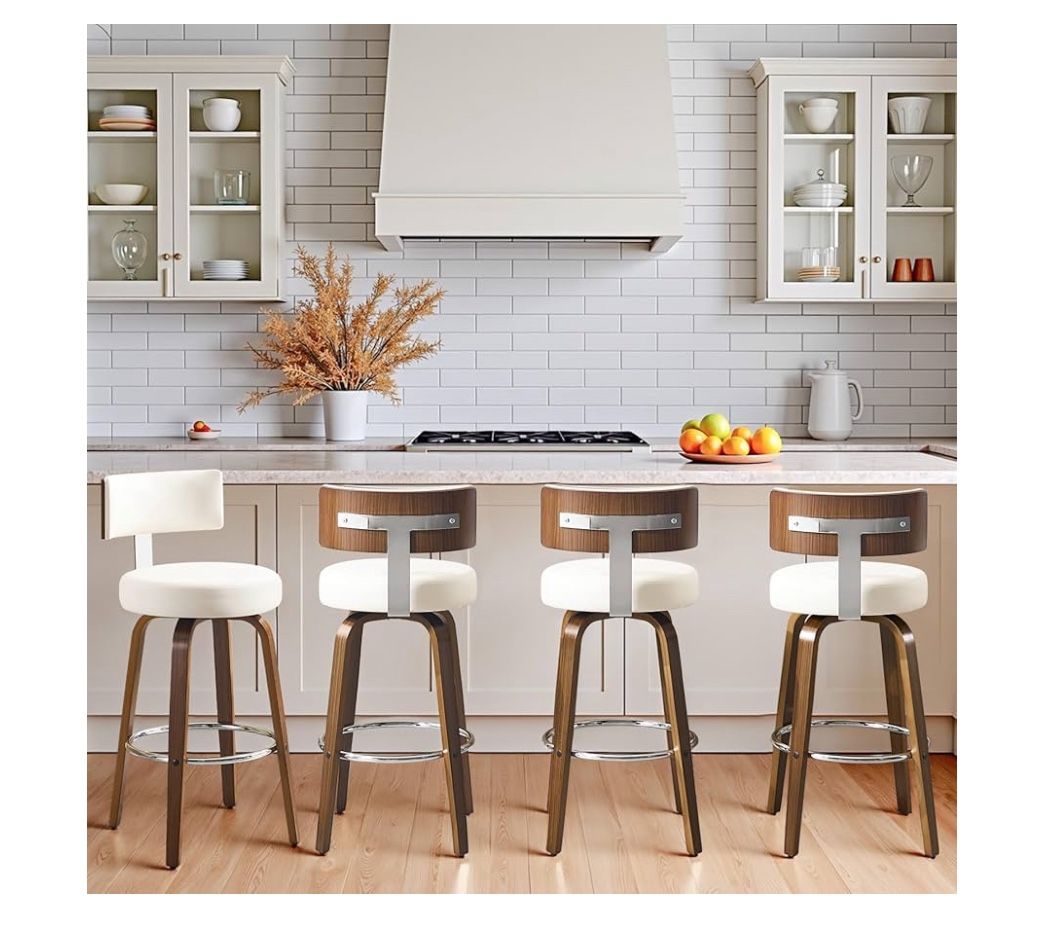 Set Of 4 Counter Bar Chairs