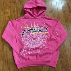 Pink Sp5der Web V2 Hoodie 2023