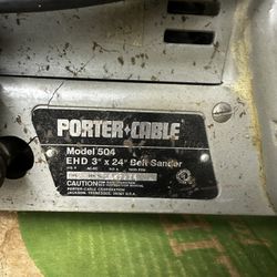 Poter Cable Made In Usa Belt Sander