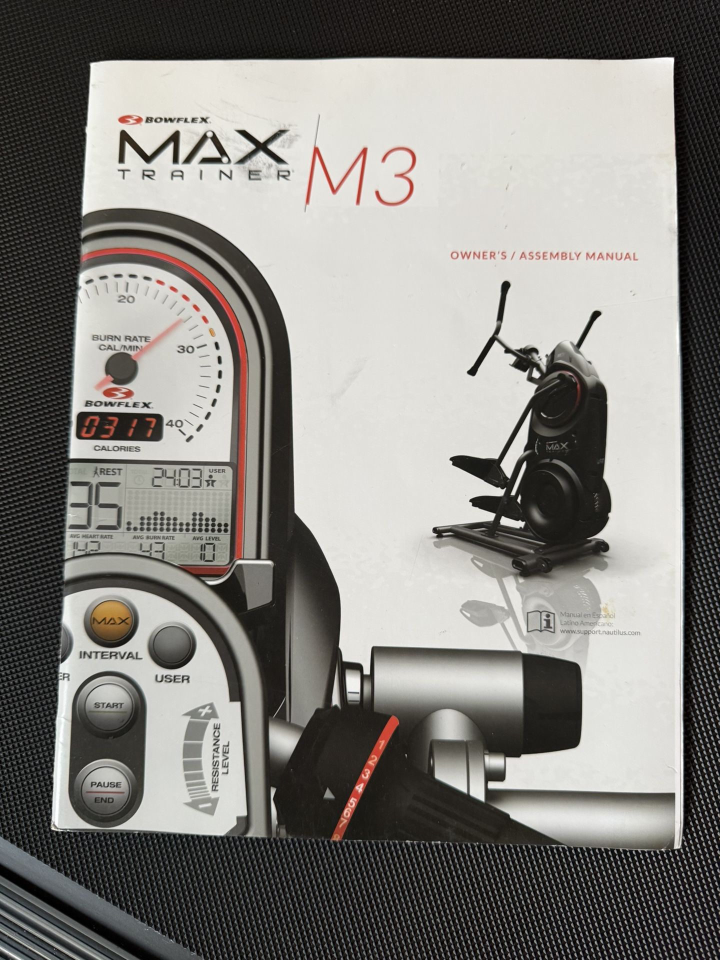 Bowflex Max Trainer M3 Black Elliptical