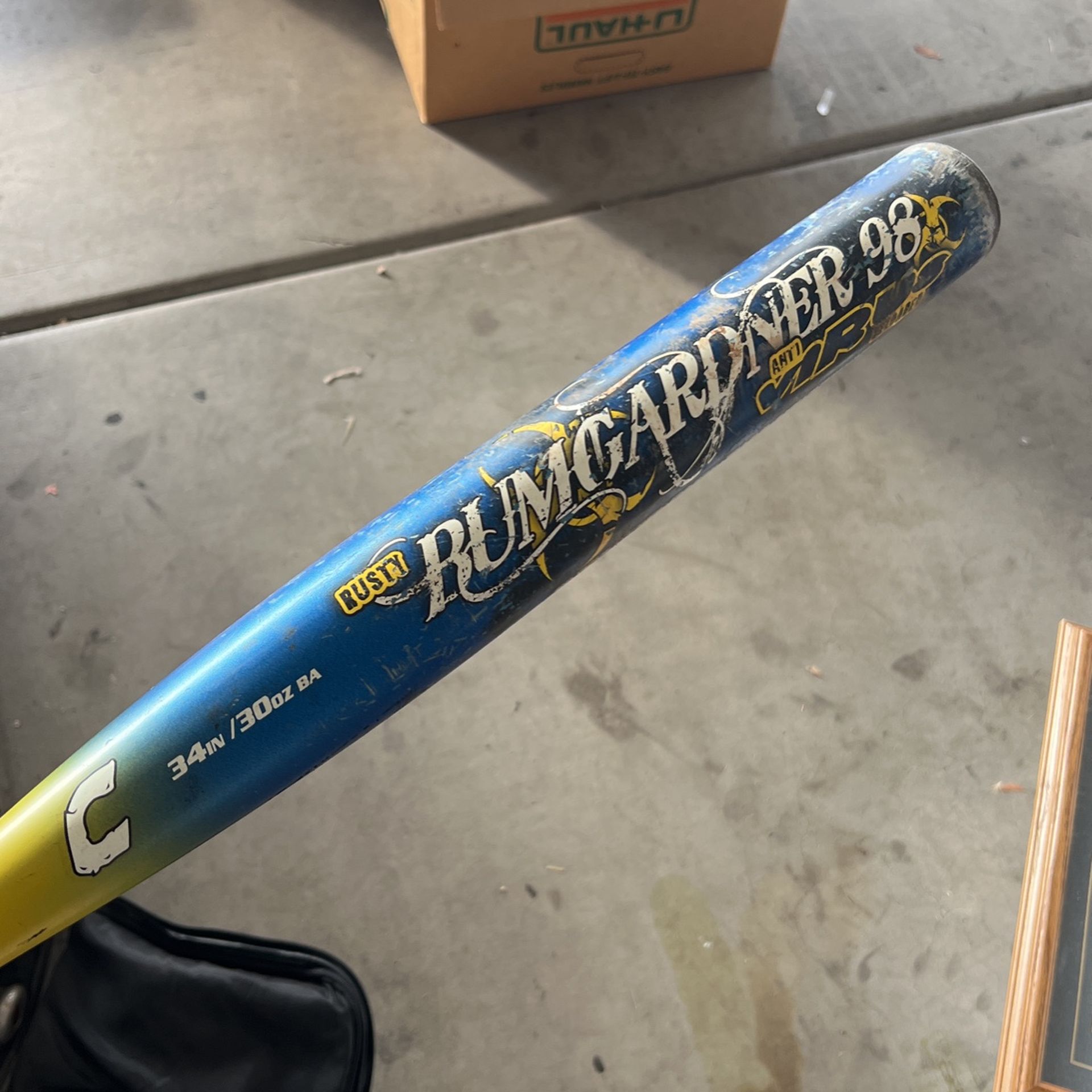 Combat Softball Bat. Rusty Bumgardner 34x30