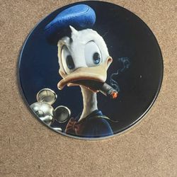 Donald Duck Round Ceramic Coaster