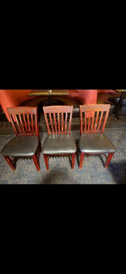 Wood chairs