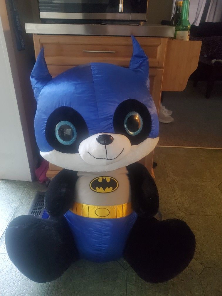 Huge Batman Panda stuffed animal